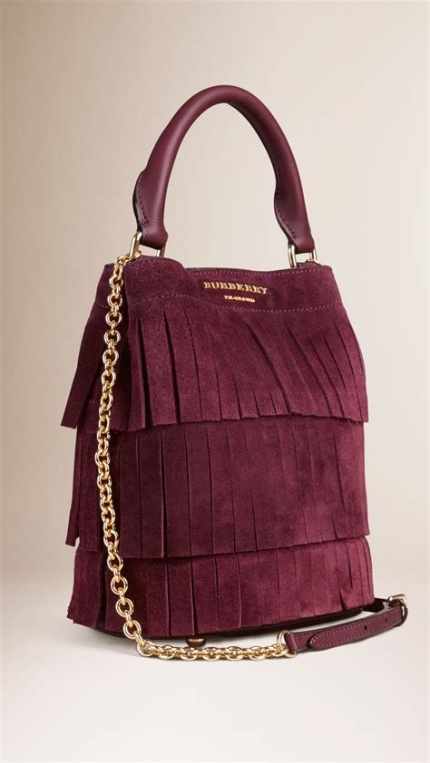 burberry bucket bag suede|Burberry bucket bag vintage.